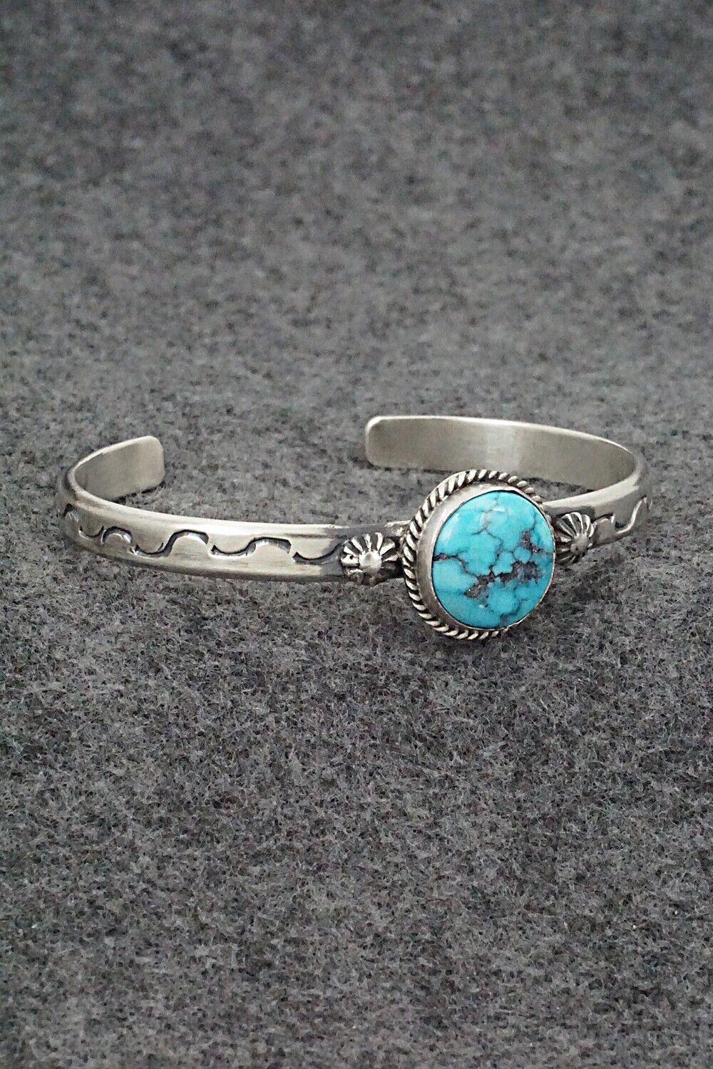 Turquoise & Sterling Silver Bracelet - Samuel Yellowhair