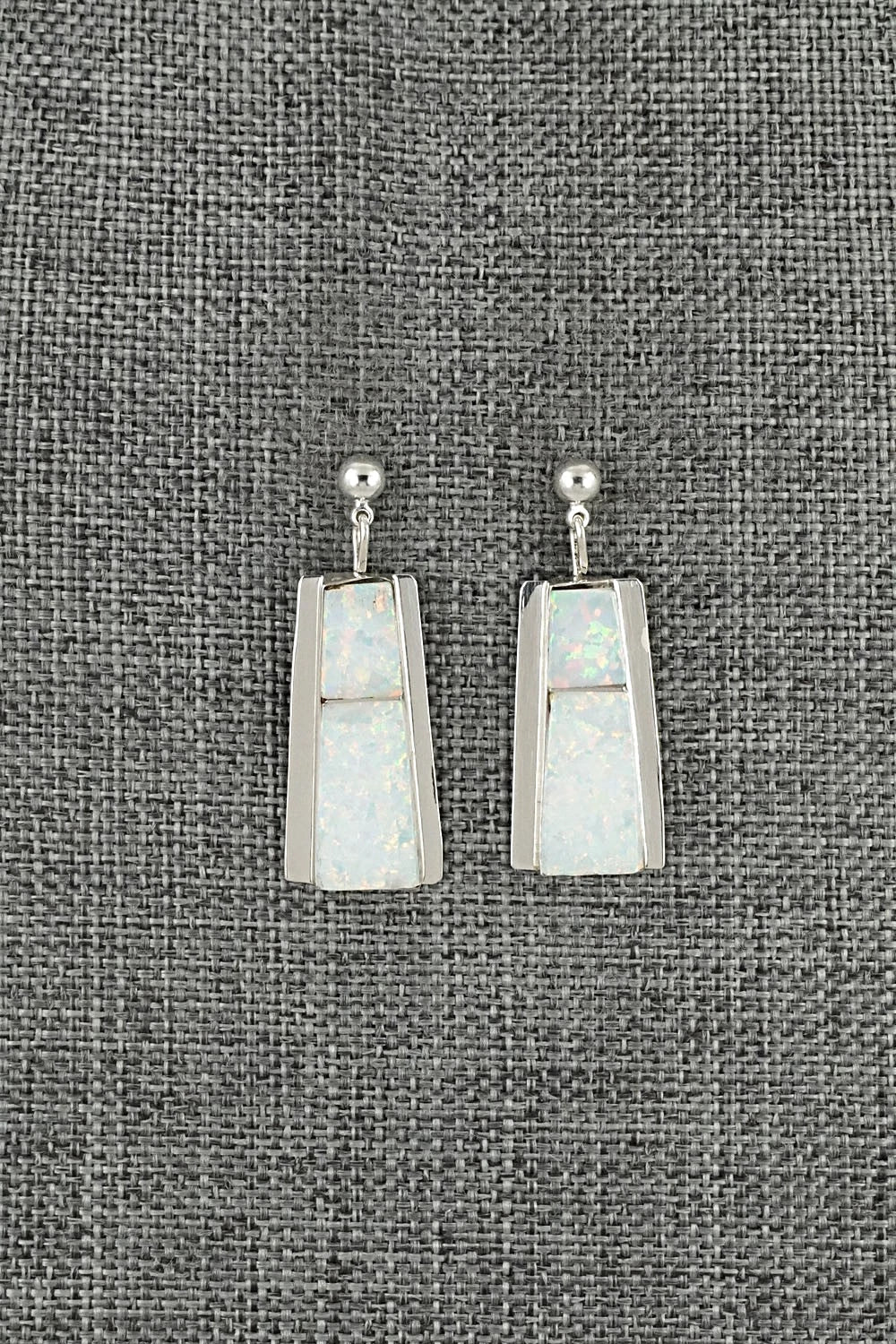 Opalite & Sterling Silver Earrings - Brenda Pete