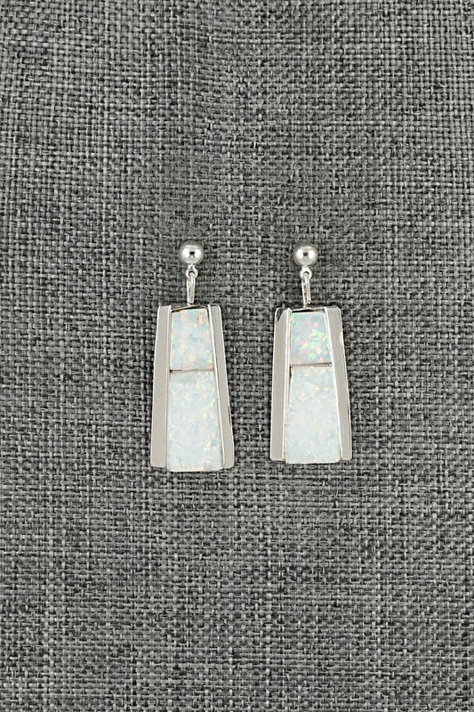 Opalite & Sterling Silver Earrings - Brenda Pete