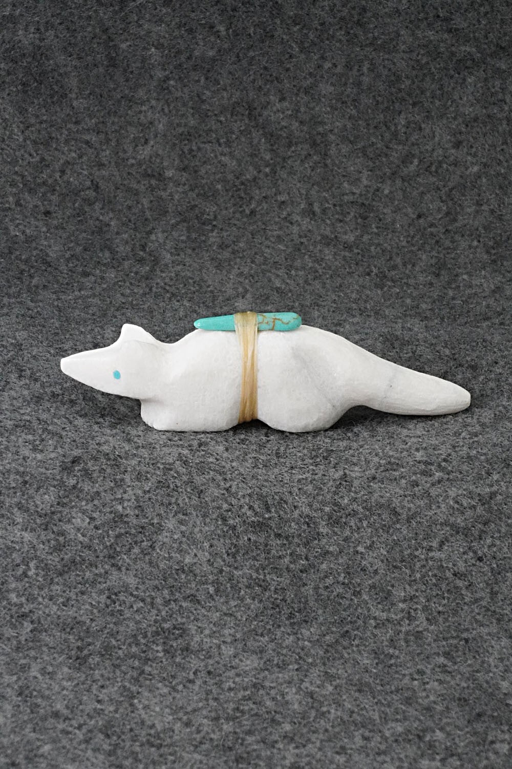 Wolf Zuni Fetish Carving - Herbert Halate