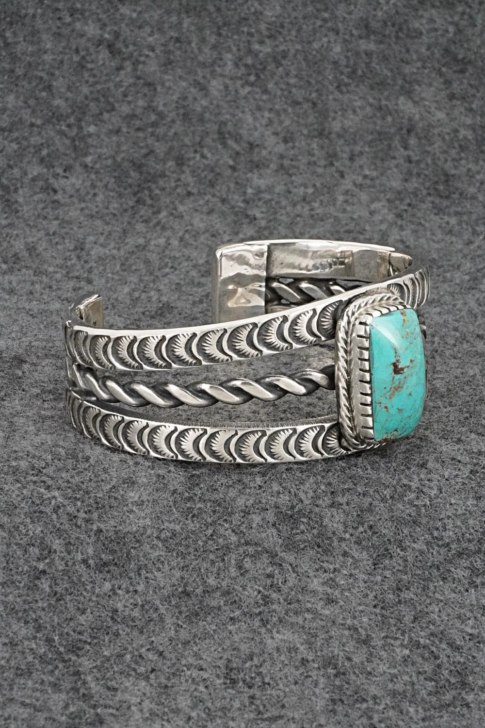 Turquoise & Sterling Silver Bracelet - Roland Dixson