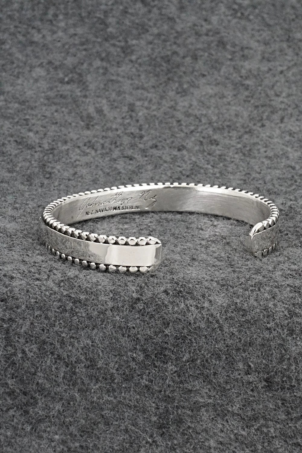 Sterling Silver and 14k Gold Bracelet - Jonathan Nez