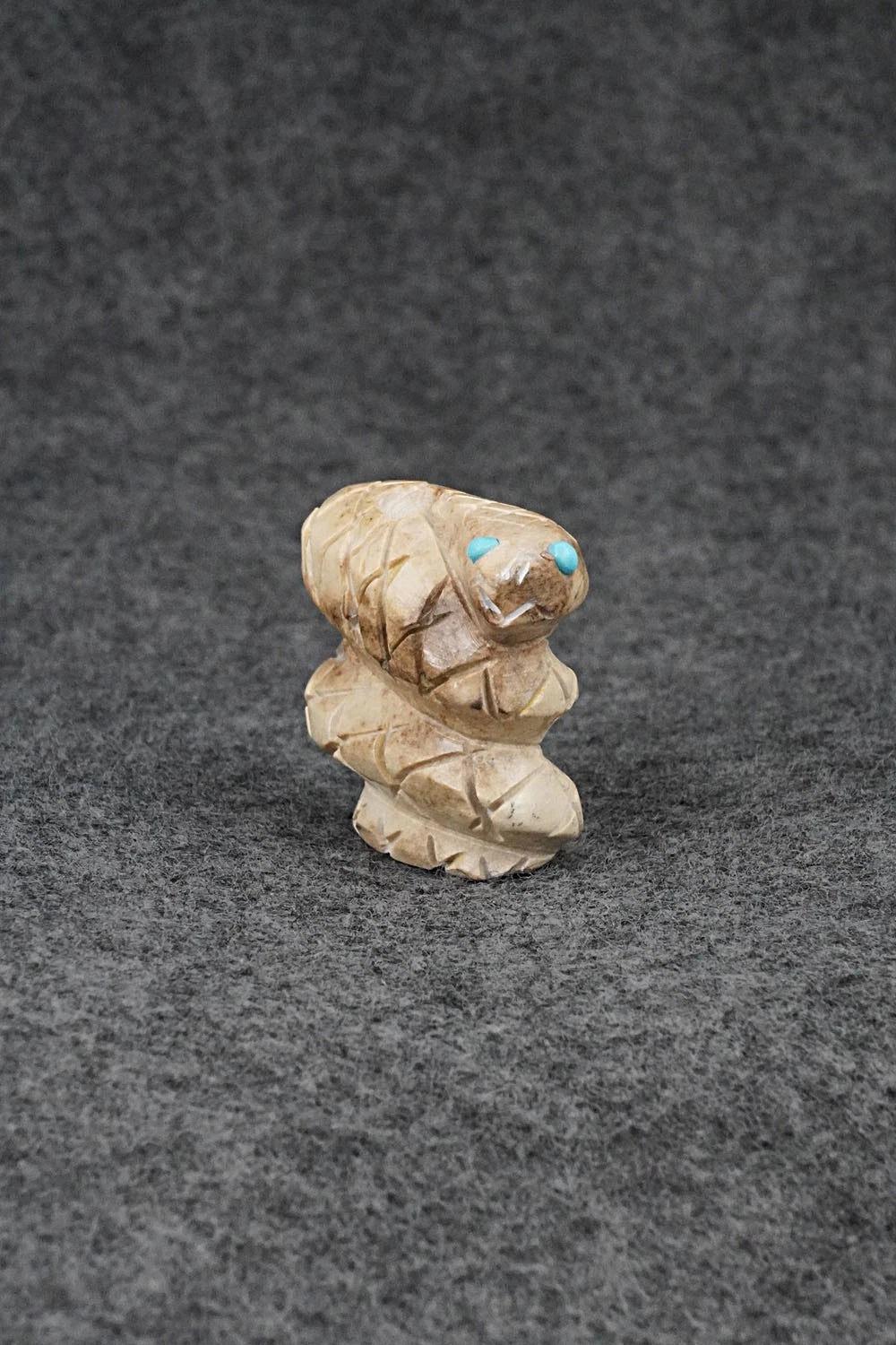 Rattlesnake Zuni Fetish Carving - Cody Chavez
