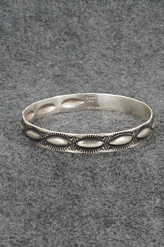 Sterling Silver Bangle Bracelet - Elvira Bill