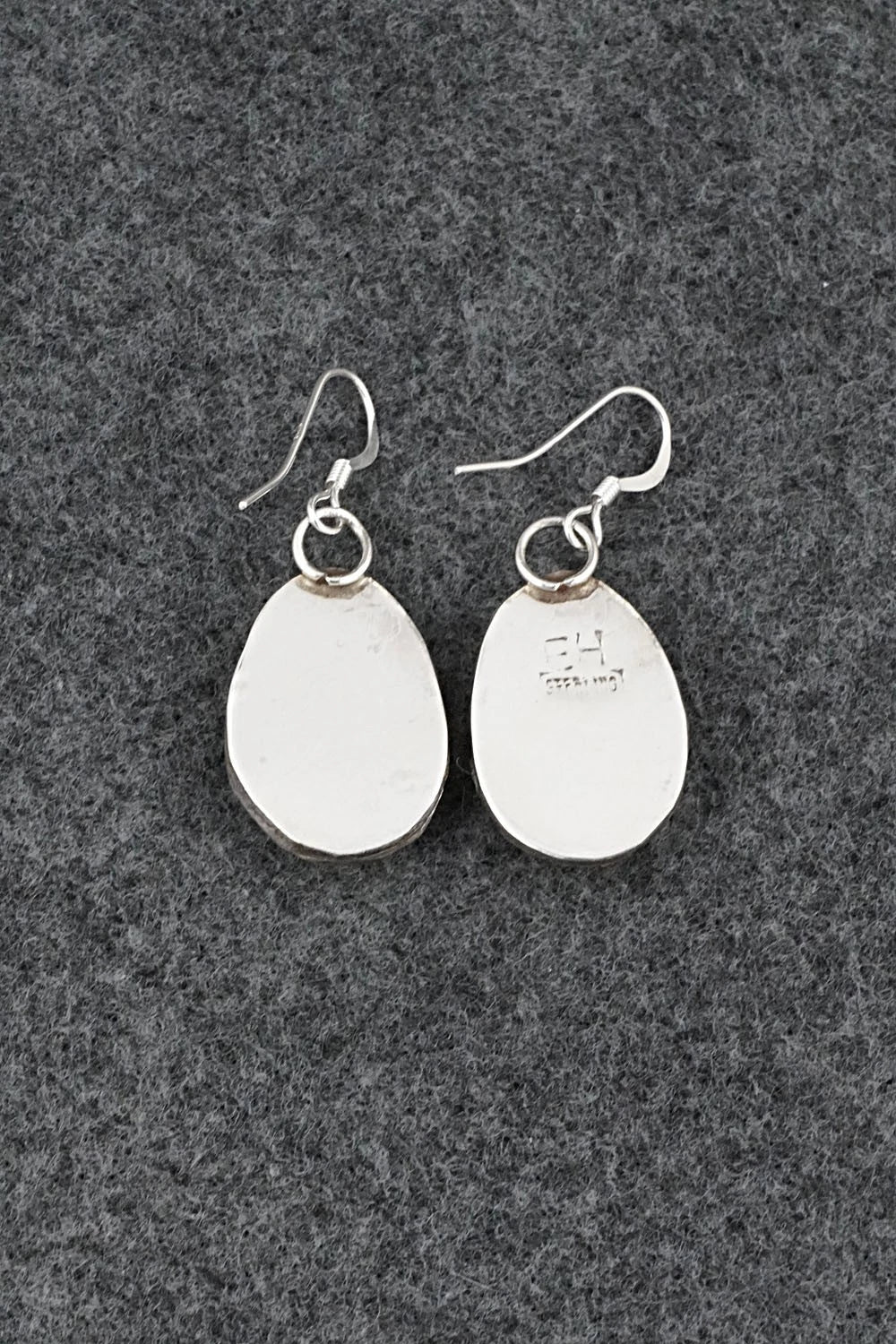 Turquoise & Sterling Silver Earrings - Ernest Hawthorne