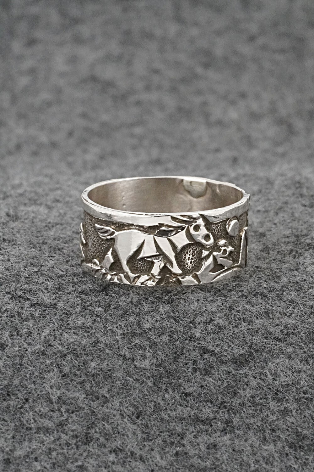 Sterling Silver Ring - Lloyd Becenti - Size 11.5