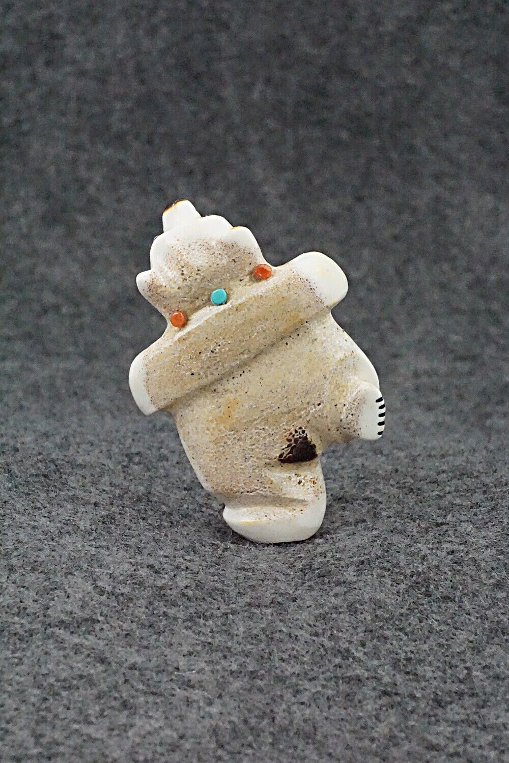 Dancing Bear Zuni Fetish Carving - Claudia Peina