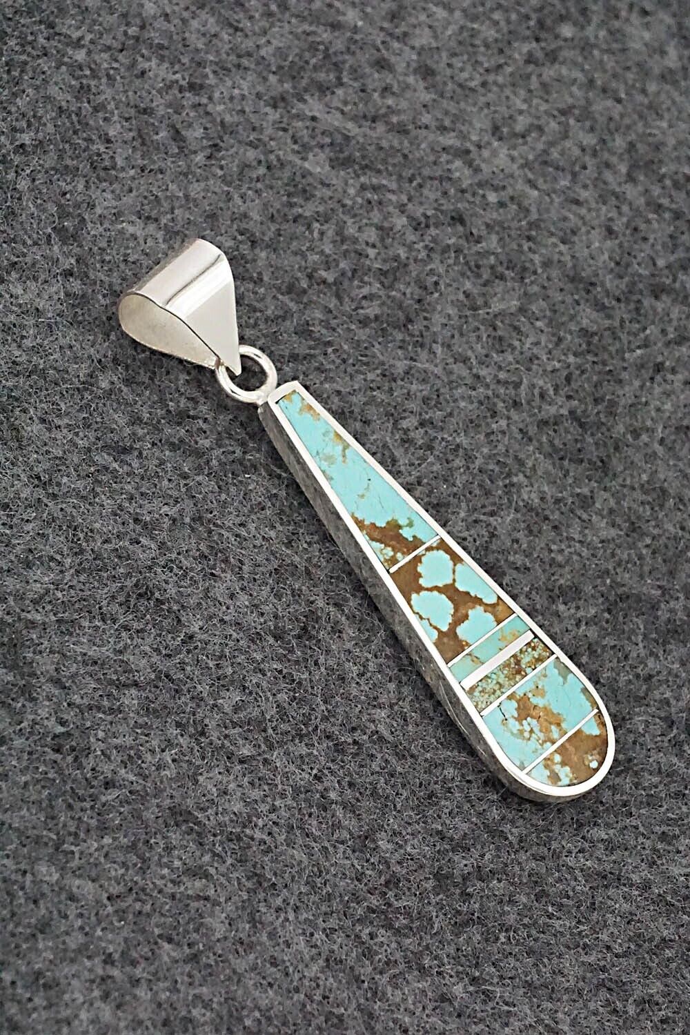 Turquoise & Sterling Silver Pendant - Harold Smith