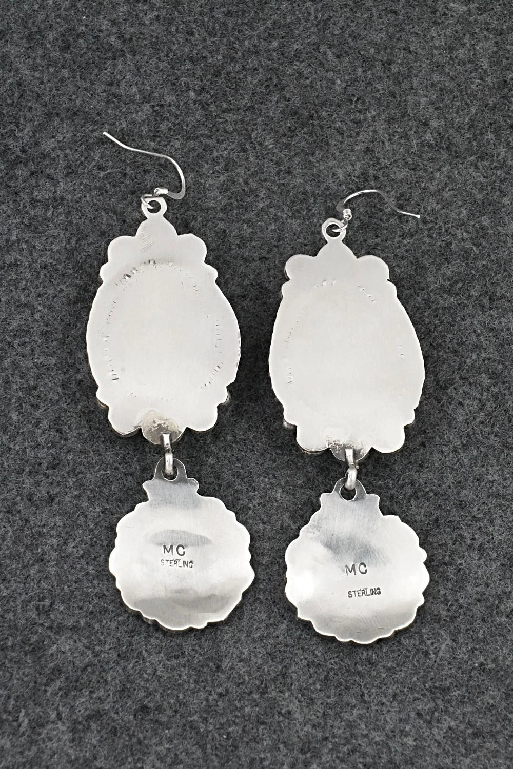 Turquoise & Sterling Silver Earrings - Michael Calladitto