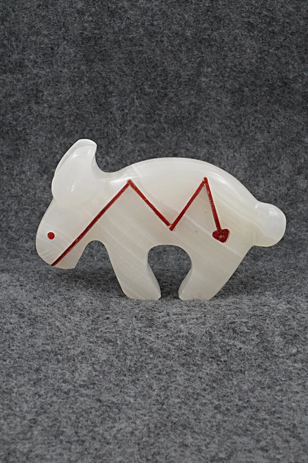 Rabbit Zuni Fetish Carving - Kenric Laiwakete