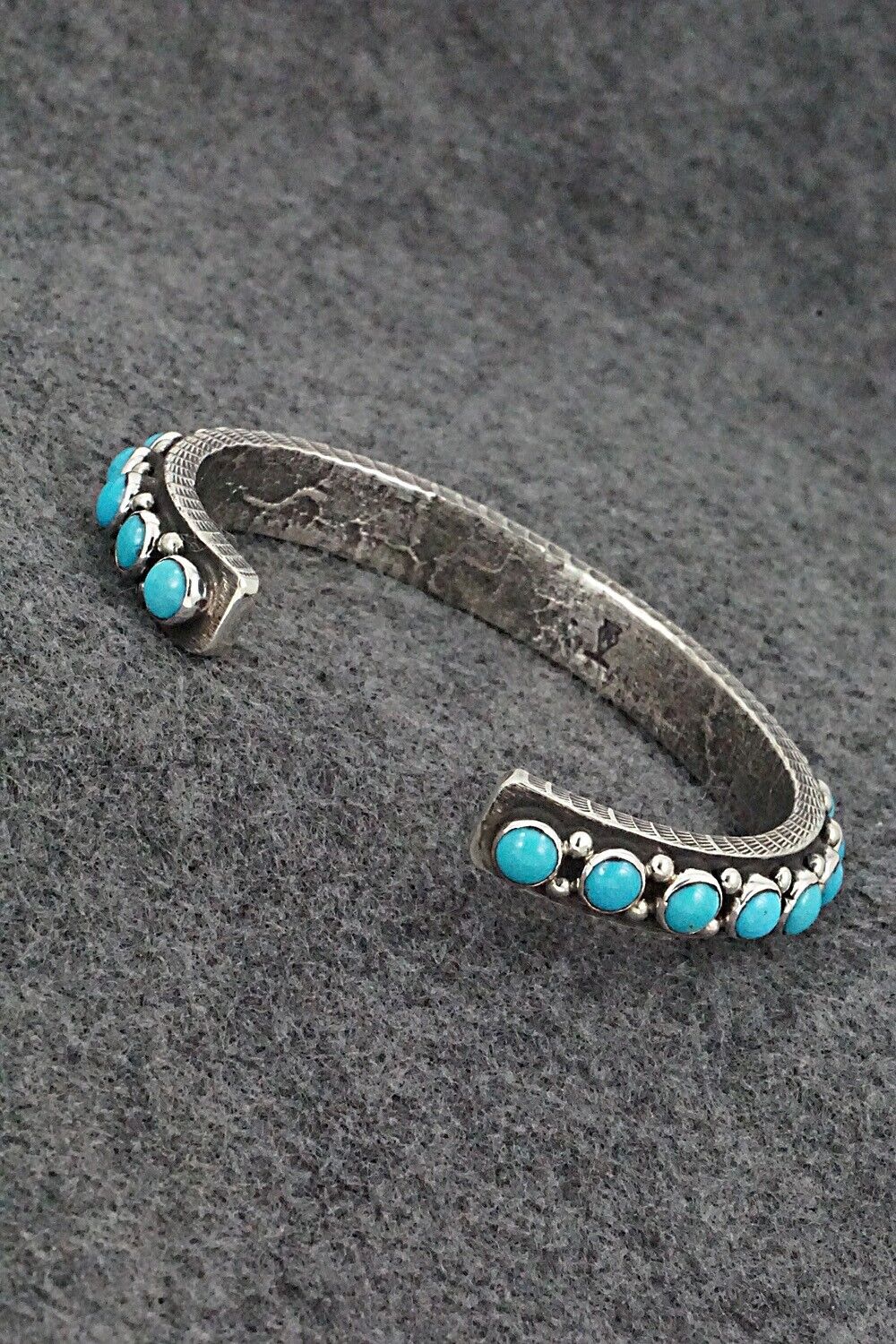 Turquoise & Sterling Silver Bracelet - Ernest Rangel