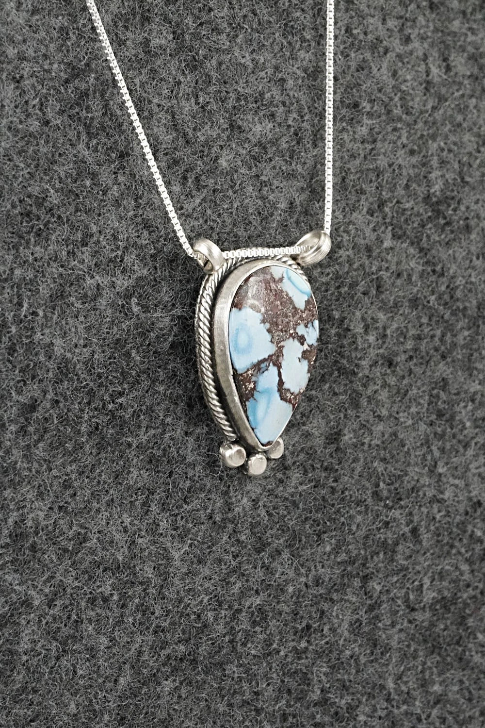 Turquoise & Sterling Silver Necklace - Sharon McCarthy