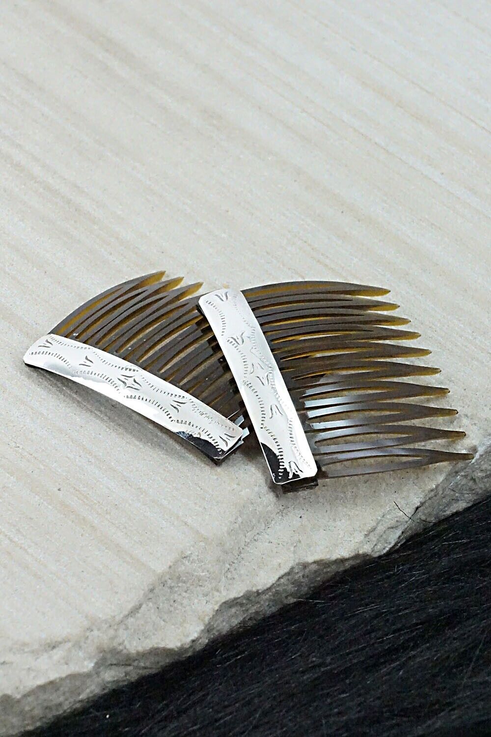 Sterling Silver Hair Combs - Randall Dalgai