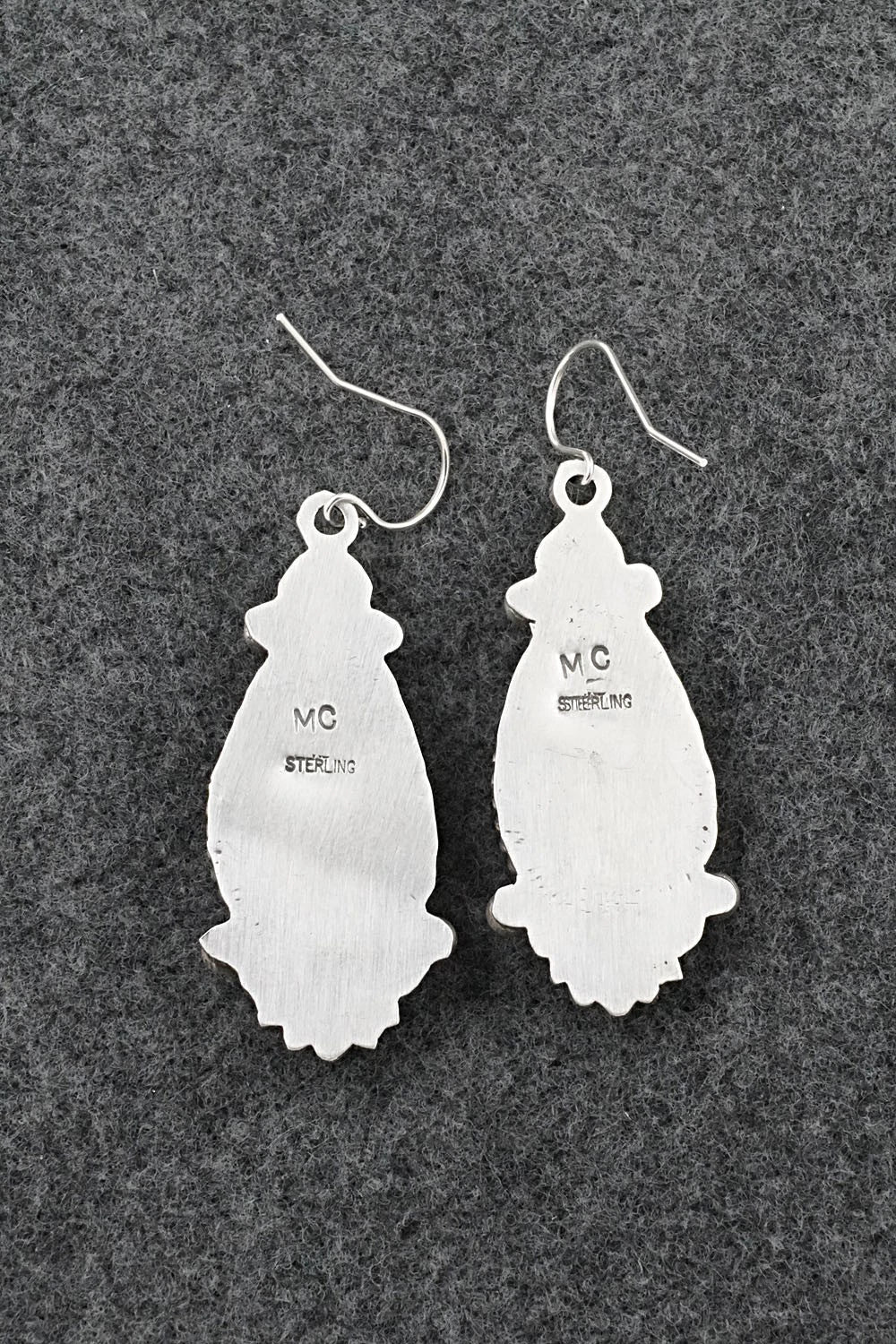 Turquoise & Sterling Silver Earrings - Michael Calladitto