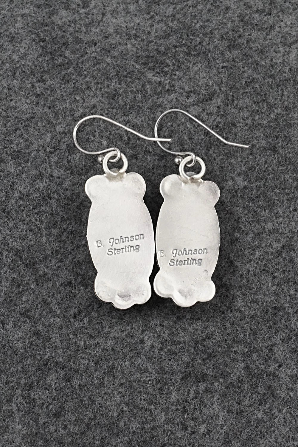 Turquoise & Sterling Silver Earrings - Bobby Johnson