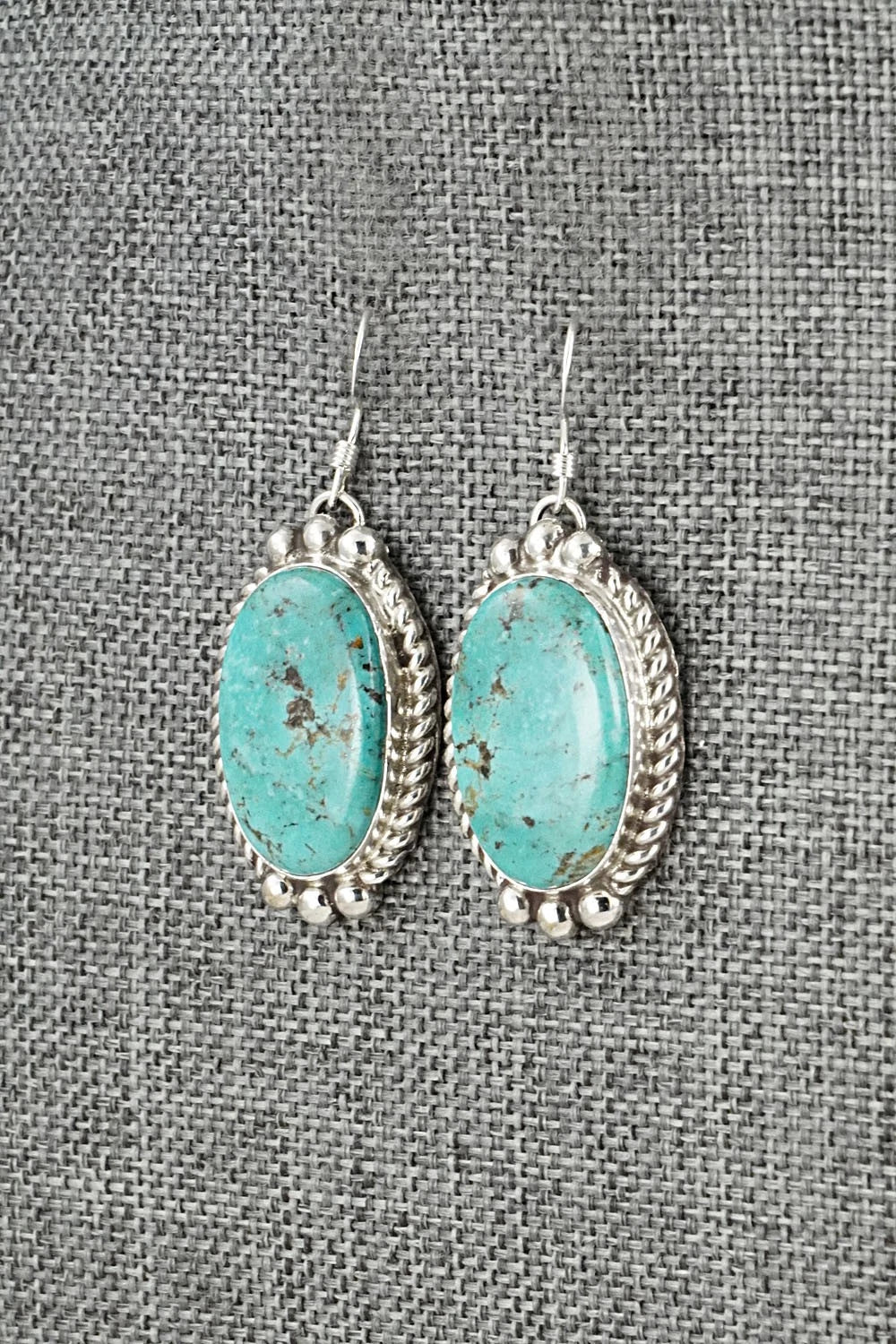Turquoise & Sterling Silver Earrings - Antwone Brown