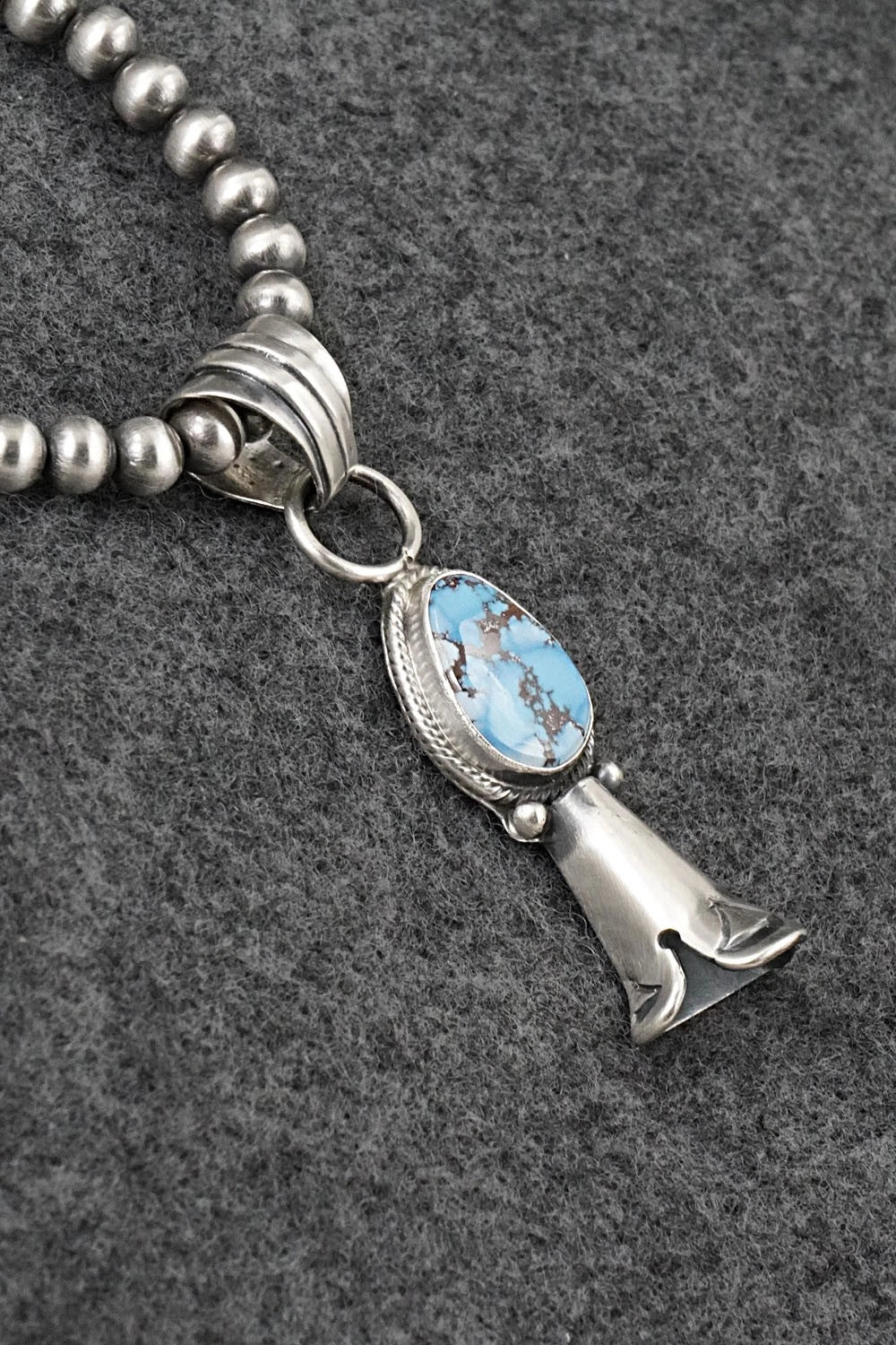 Turquoise & Sterling Silver Necklace - Sharon McCarthy