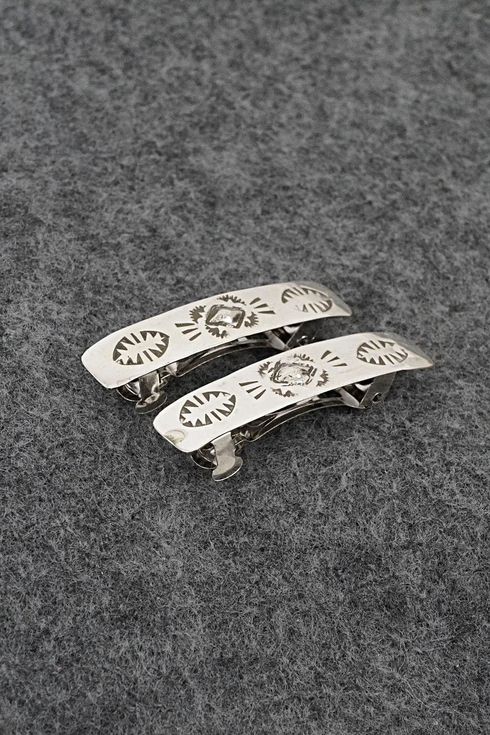 Sterling Silver Barrettes - Bertha Begay