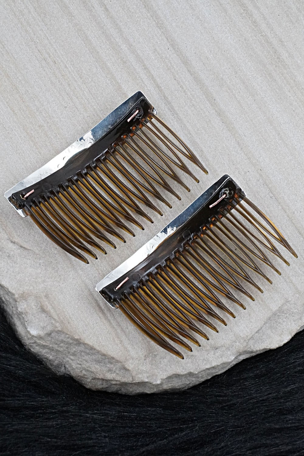Sterling Silver Hair Combs - Bertha Begay