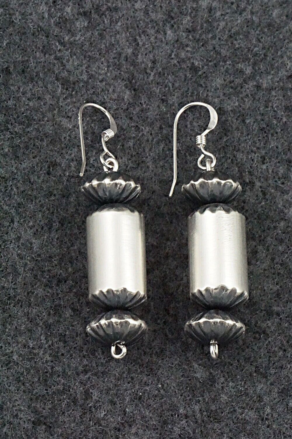 Sterling Silver Navajo Pearl Earrings - Tonisha Haley