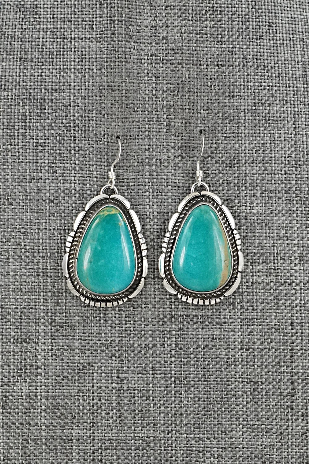 Turquoise & Sterling Silver Earrings - Irene Kee