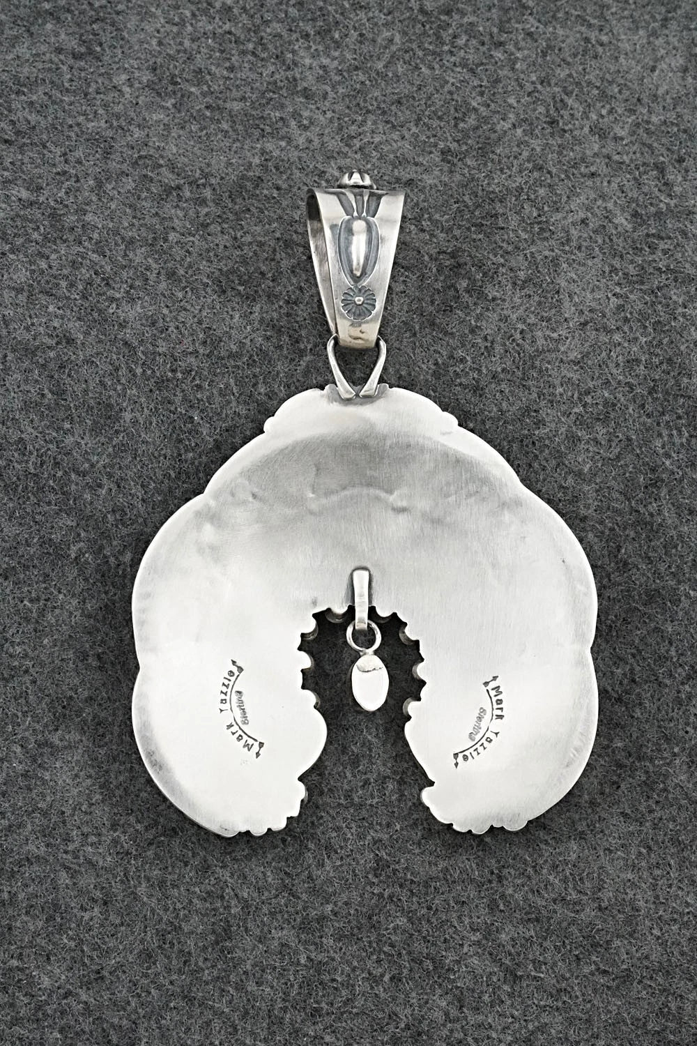 Turquoise & Sterling Silver Naja Pendant - Mark Yazzie