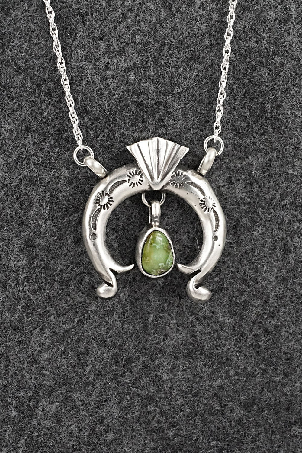 Turquoise & Sterling Silver Necklace - Gary Shorty