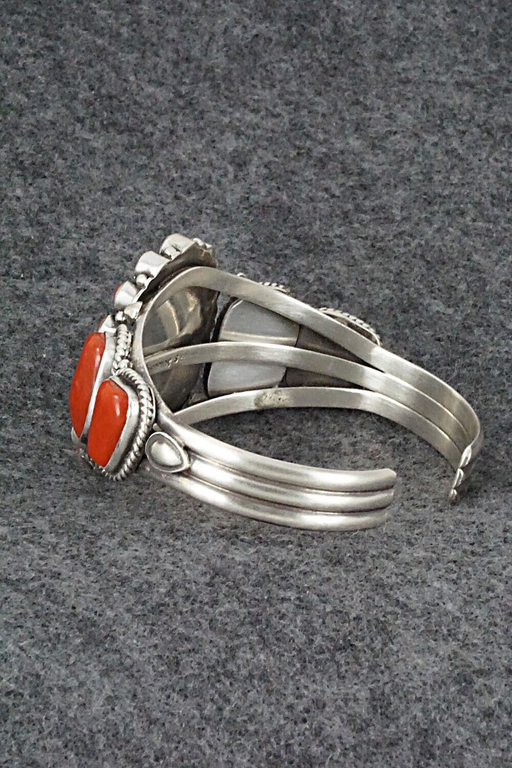 Coral & Sterling Silver Bracelet - Derrick Gordon