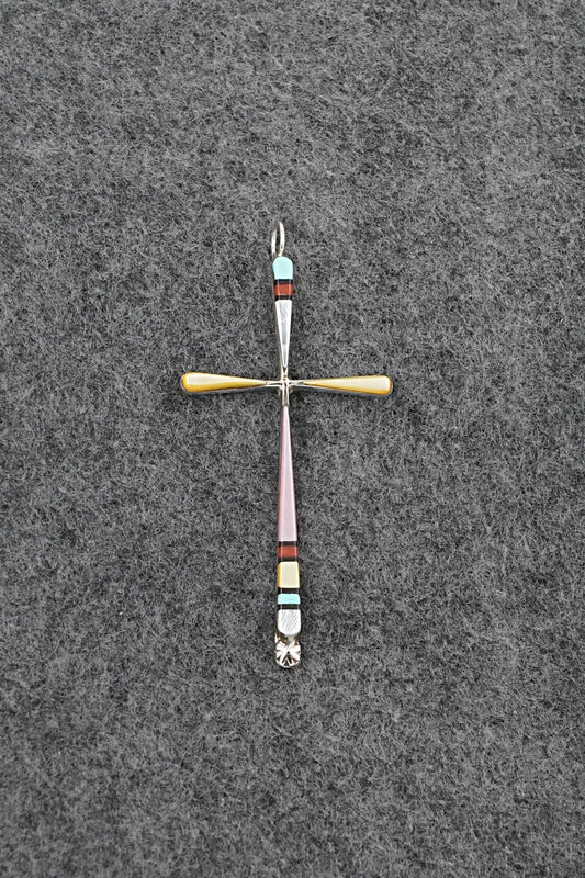 Multi-Stone & Sterling Silver Pendant - Sylvester Noche