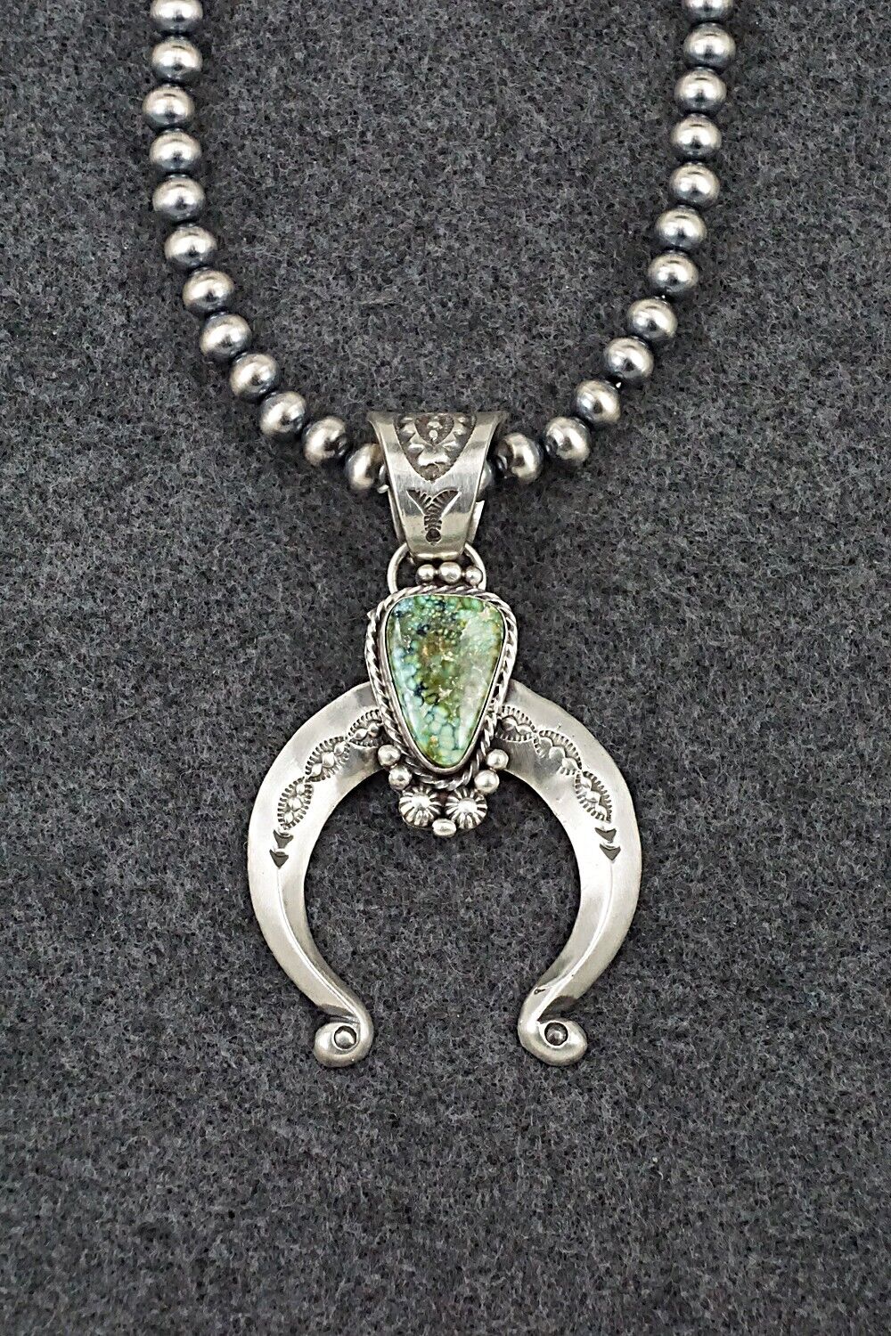 Turquoise & Sterling Silver Necklace - Samuel Yellowhair