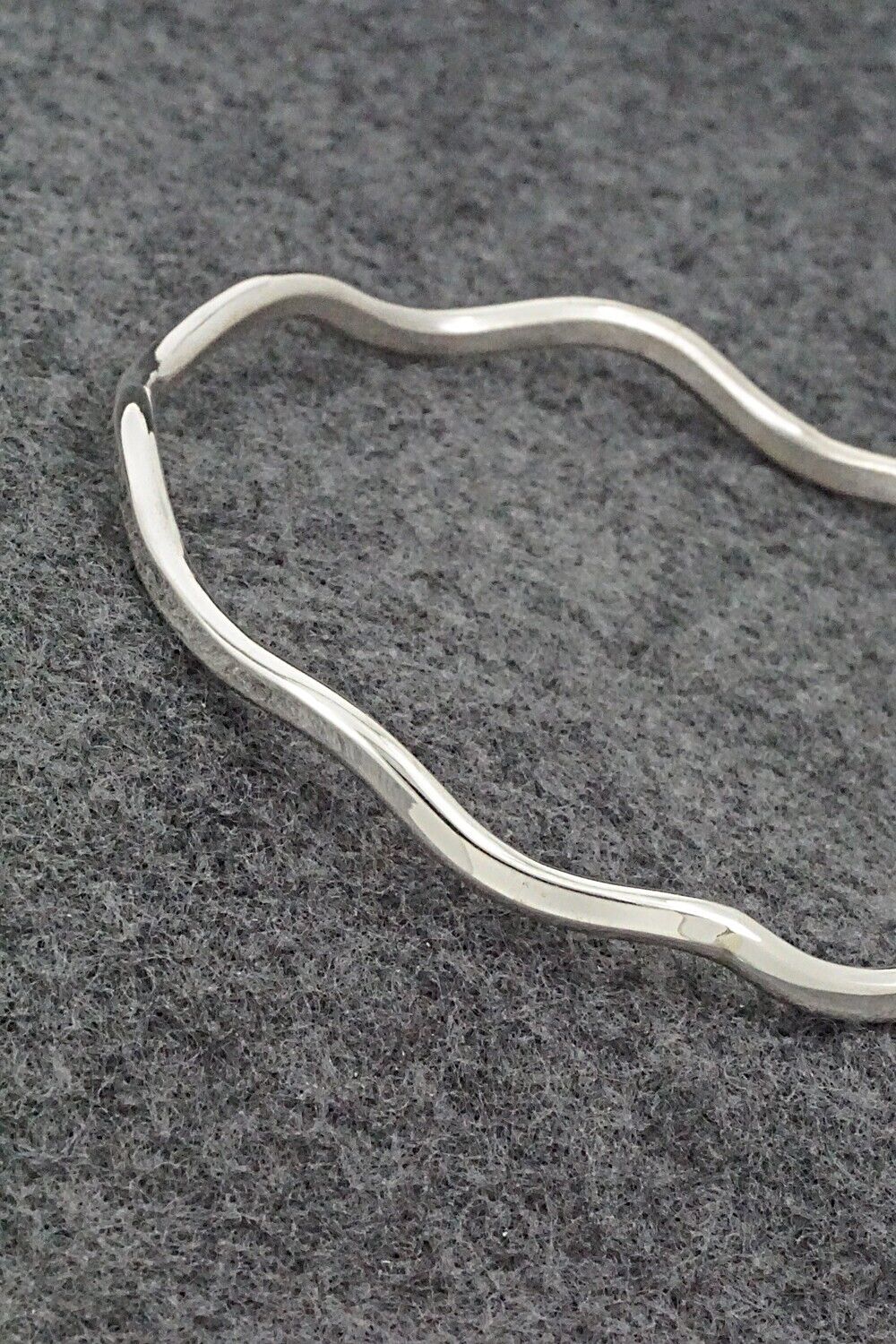 Sterling Silver Bangle Bracelet - Elaine Tahe