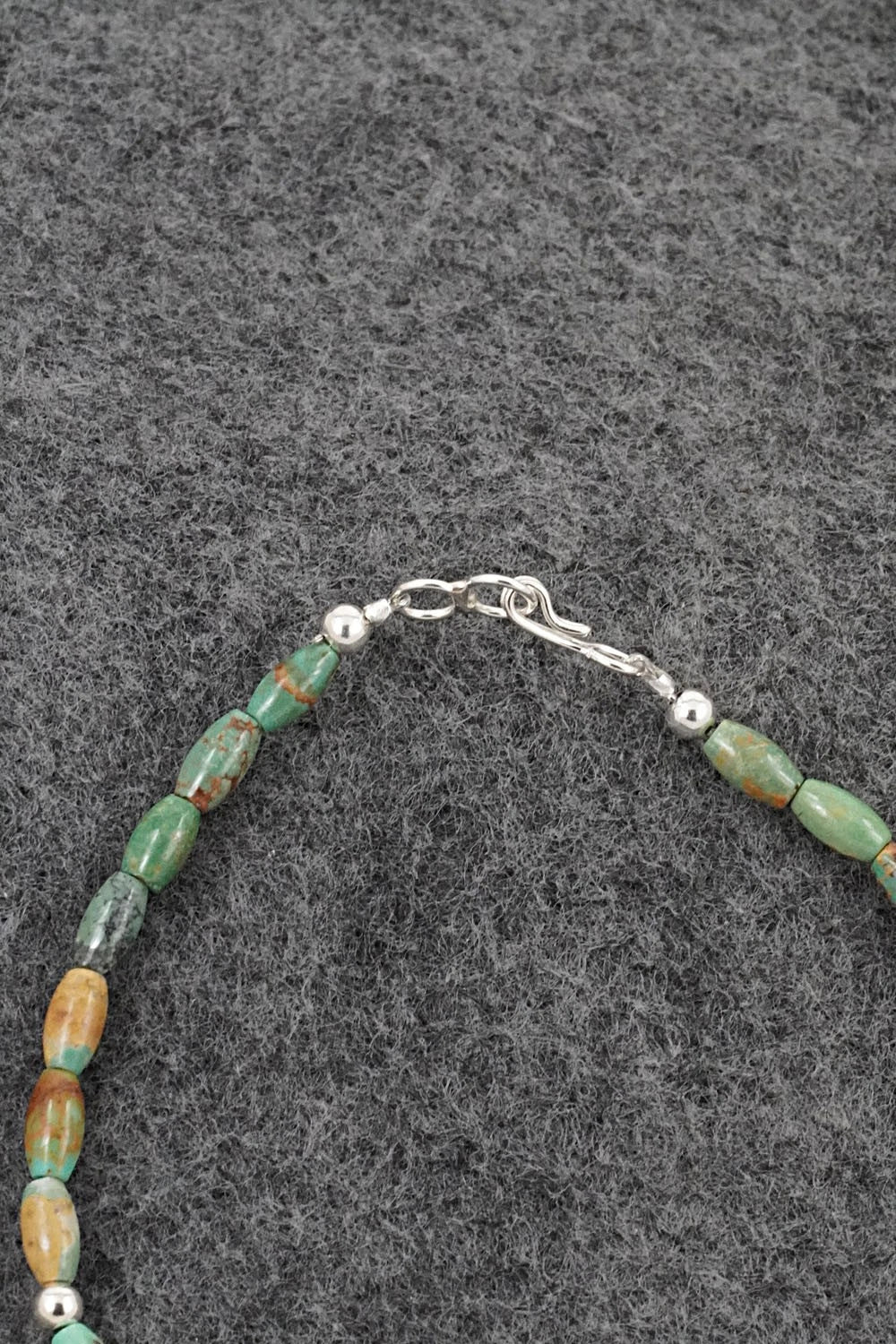 Turquoise & Sterling Silver Bracelet - Doreen Jake