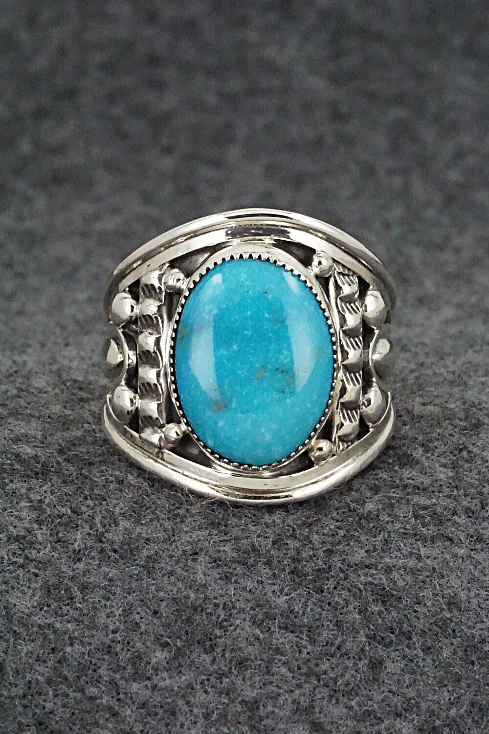 Turquoise and Sterling Silver Ring - Larson Lee - Size 11
