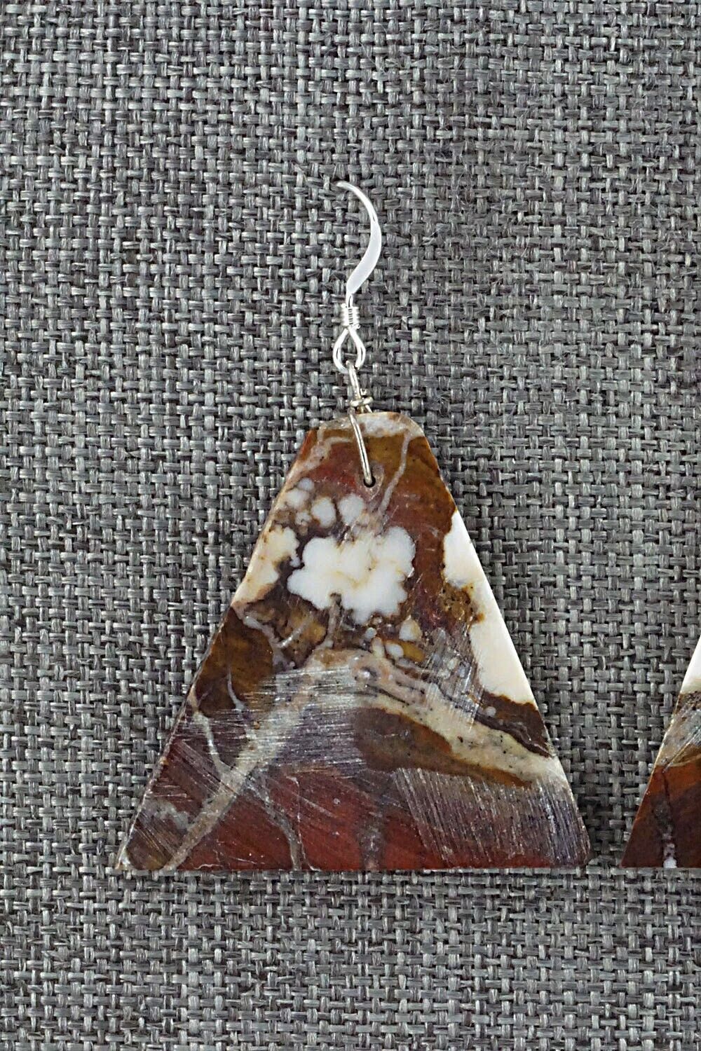 Wild Horse & Sterling Silver Earrings - Francis Garcia