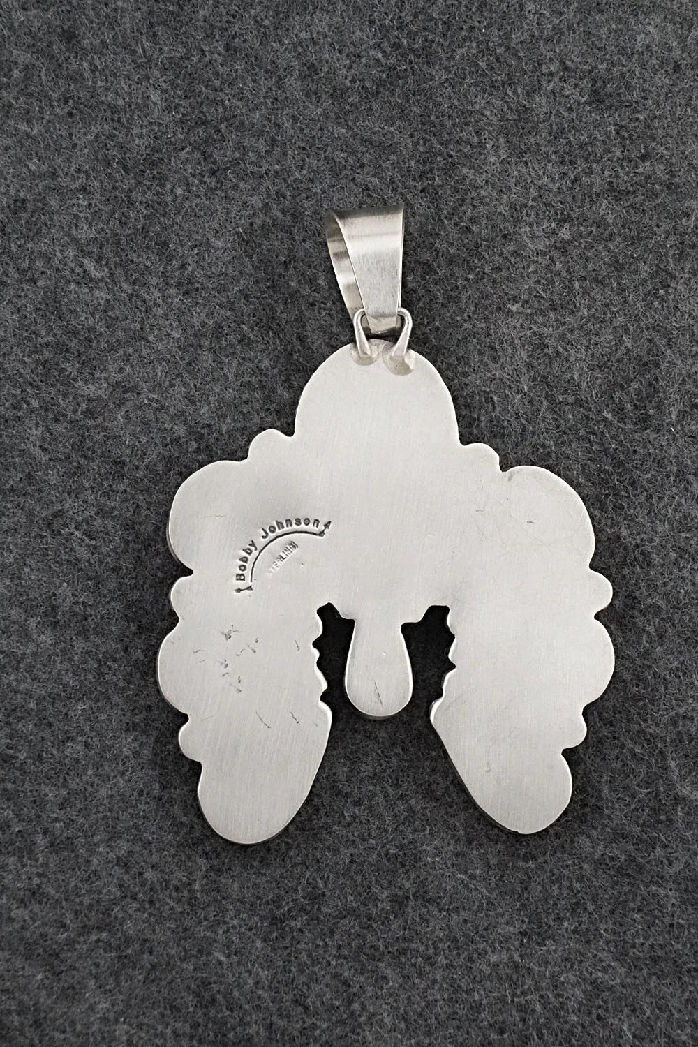 Spiny Oyster & Sterling Silver Pendant - Bobby Johnson