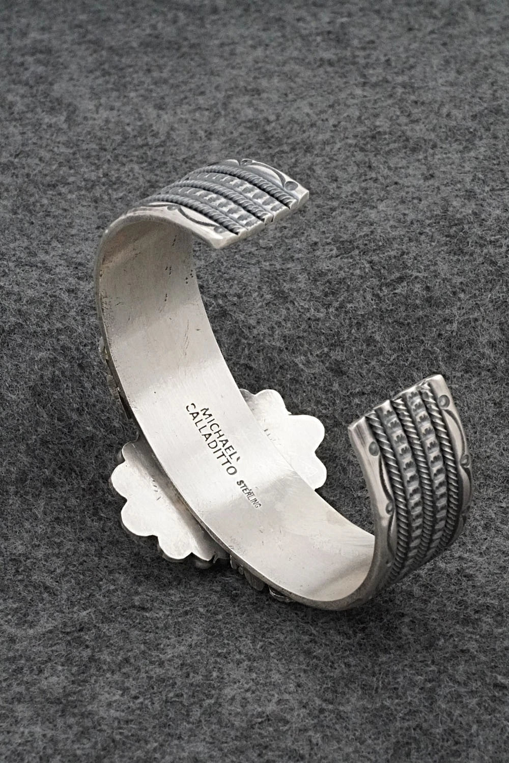 Turquoise & Sterling Silver Bracelet - Michael Calladitto
