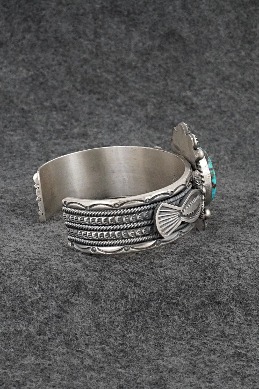 Turquoise & Sterling Silver Bracelet - Michael Calladitto