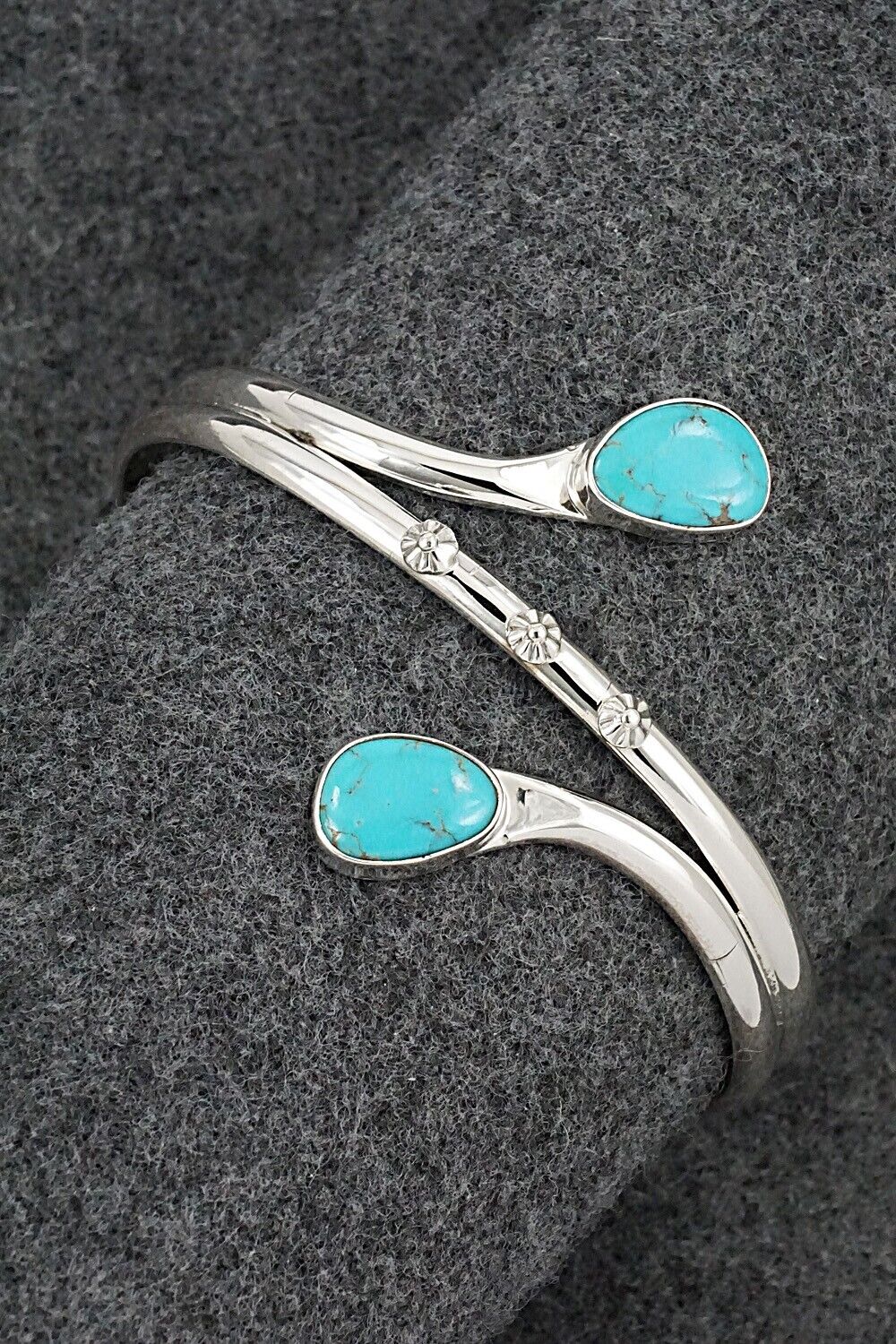 Turquoise & Sterling Silver Bracelet - Thomas Yazzie