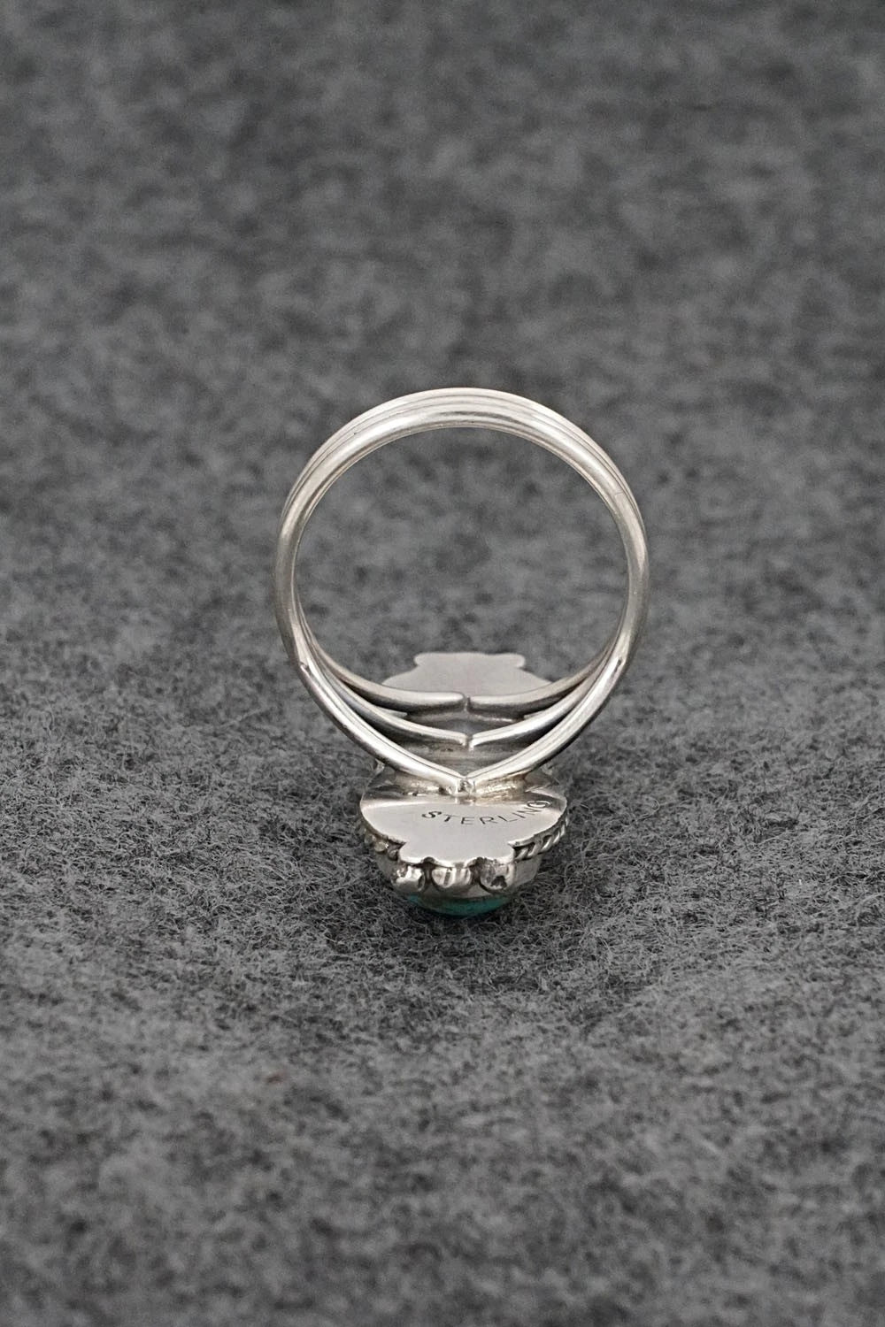 Turquoise & Sterling Silver Ring - Rena Begay - Size 7