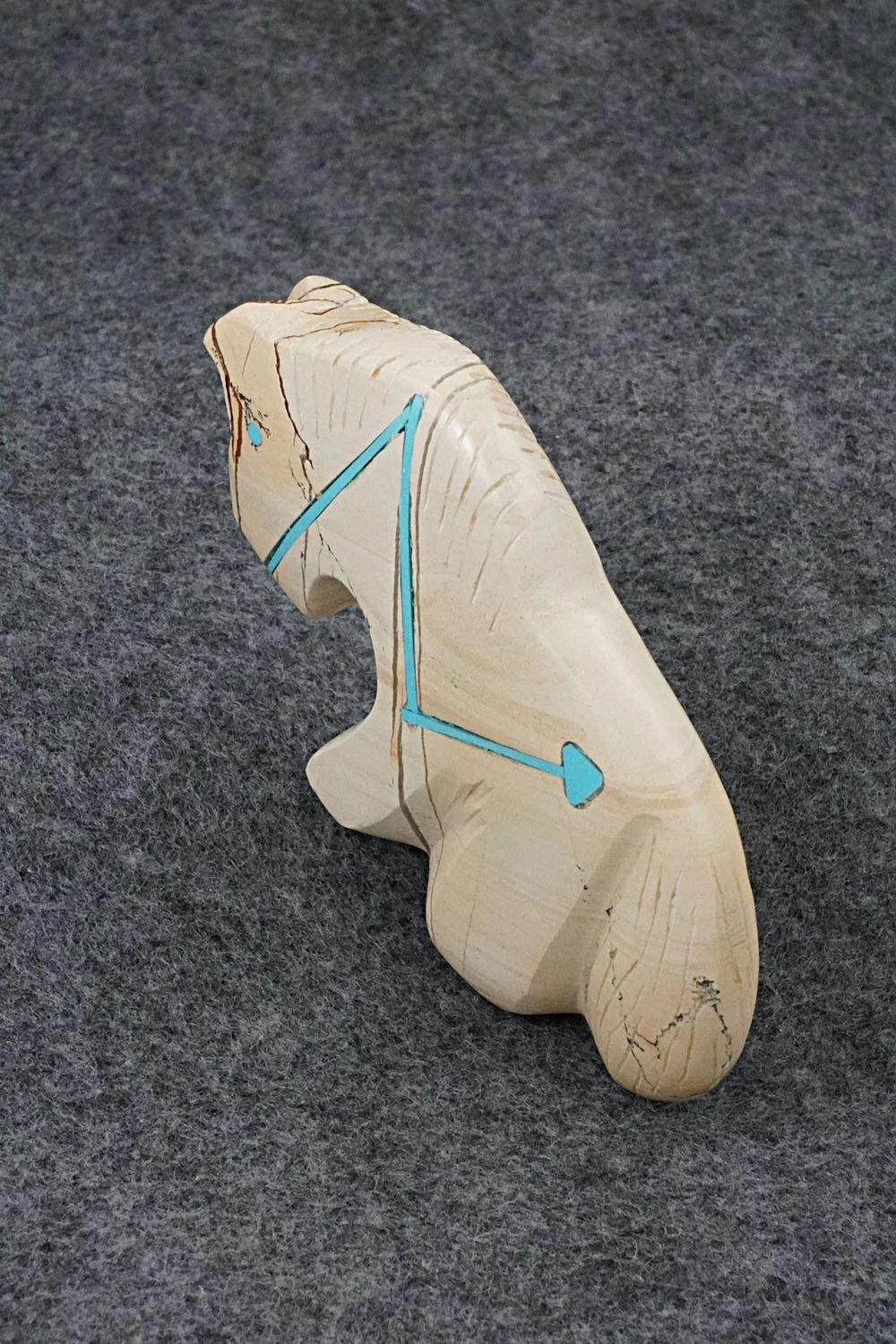 Horse Zuni Fetish Carving - Kenric Laiwakete