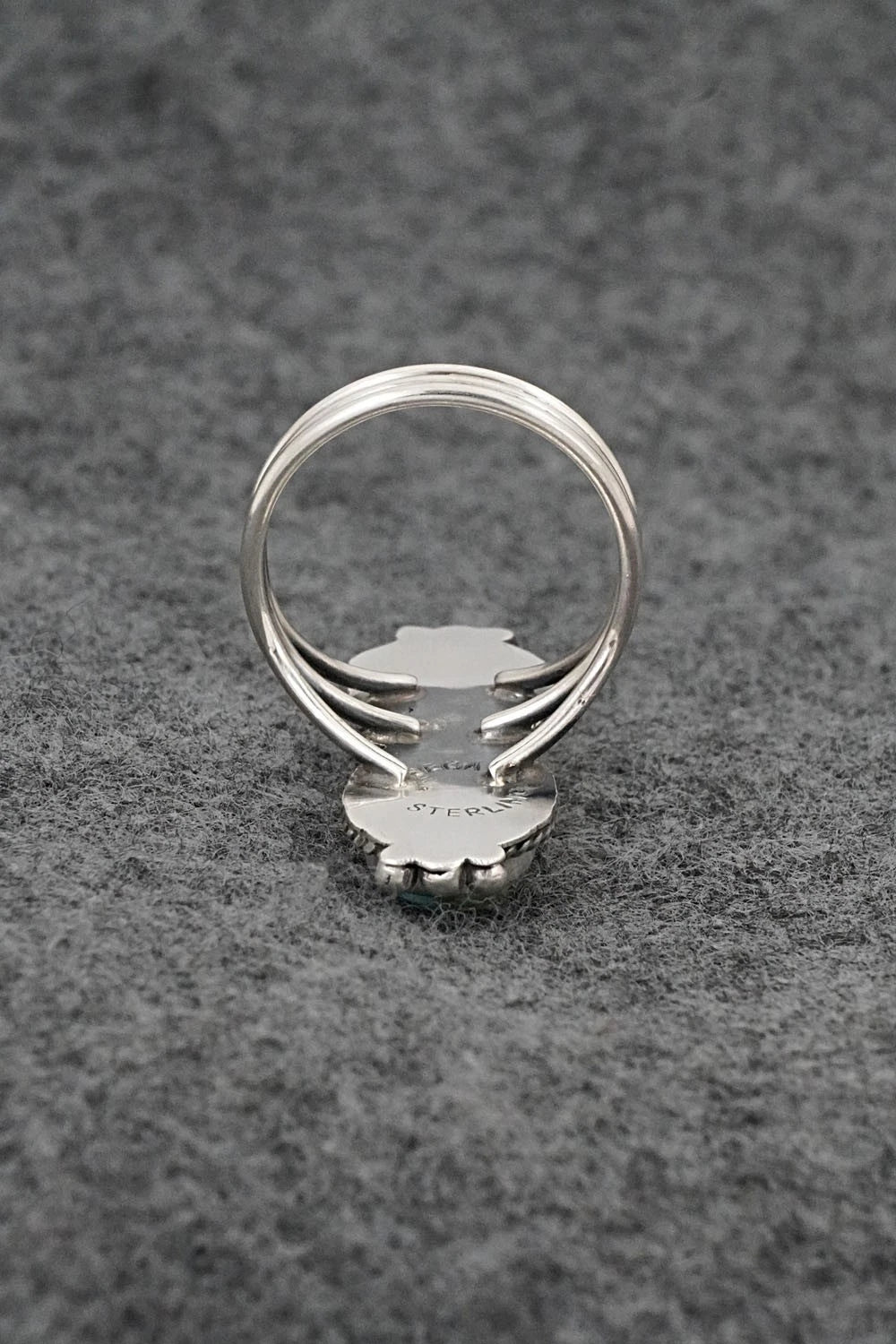 Turquoise & Sterling Silver Ring - Rena Begay - Size 8