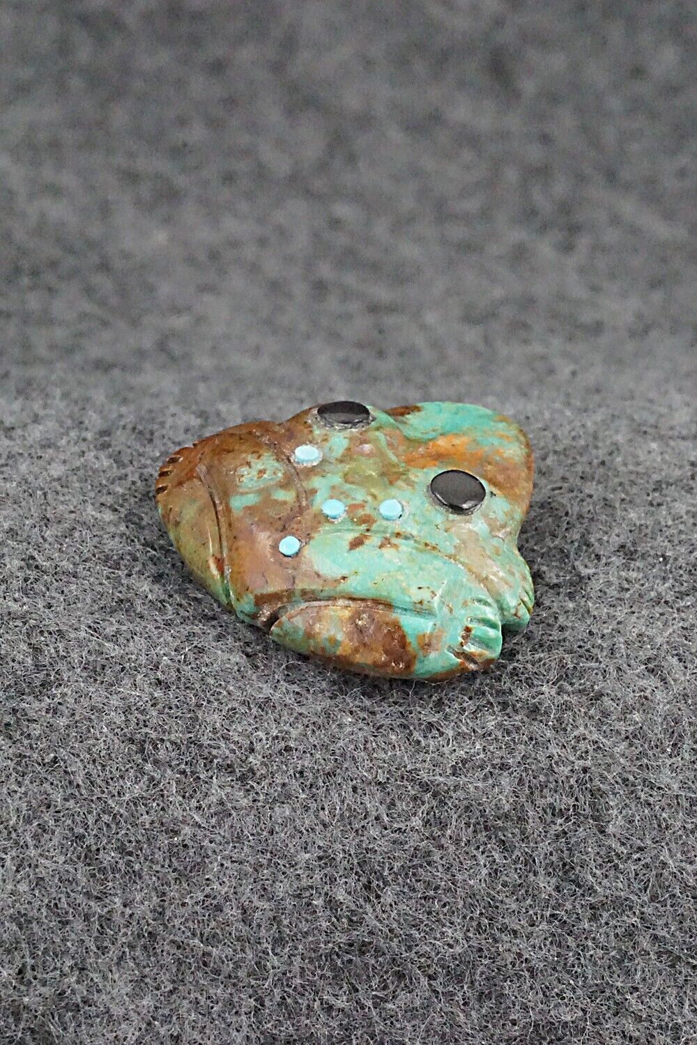 Frog Zuni Fetish Carving - Reynold Lunasee