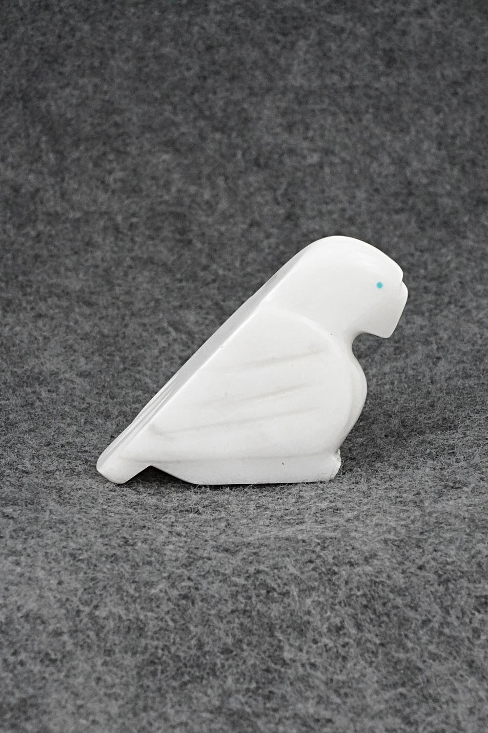 Eagle Zuni Fetish Carving - Clayton Panteah