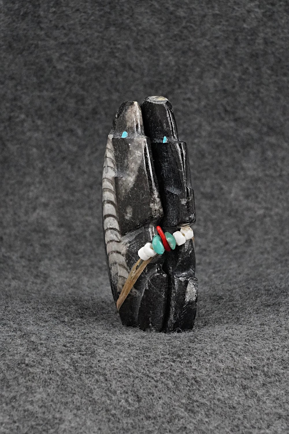 Wolf Zuni Fetish Carving - Todd Etsate