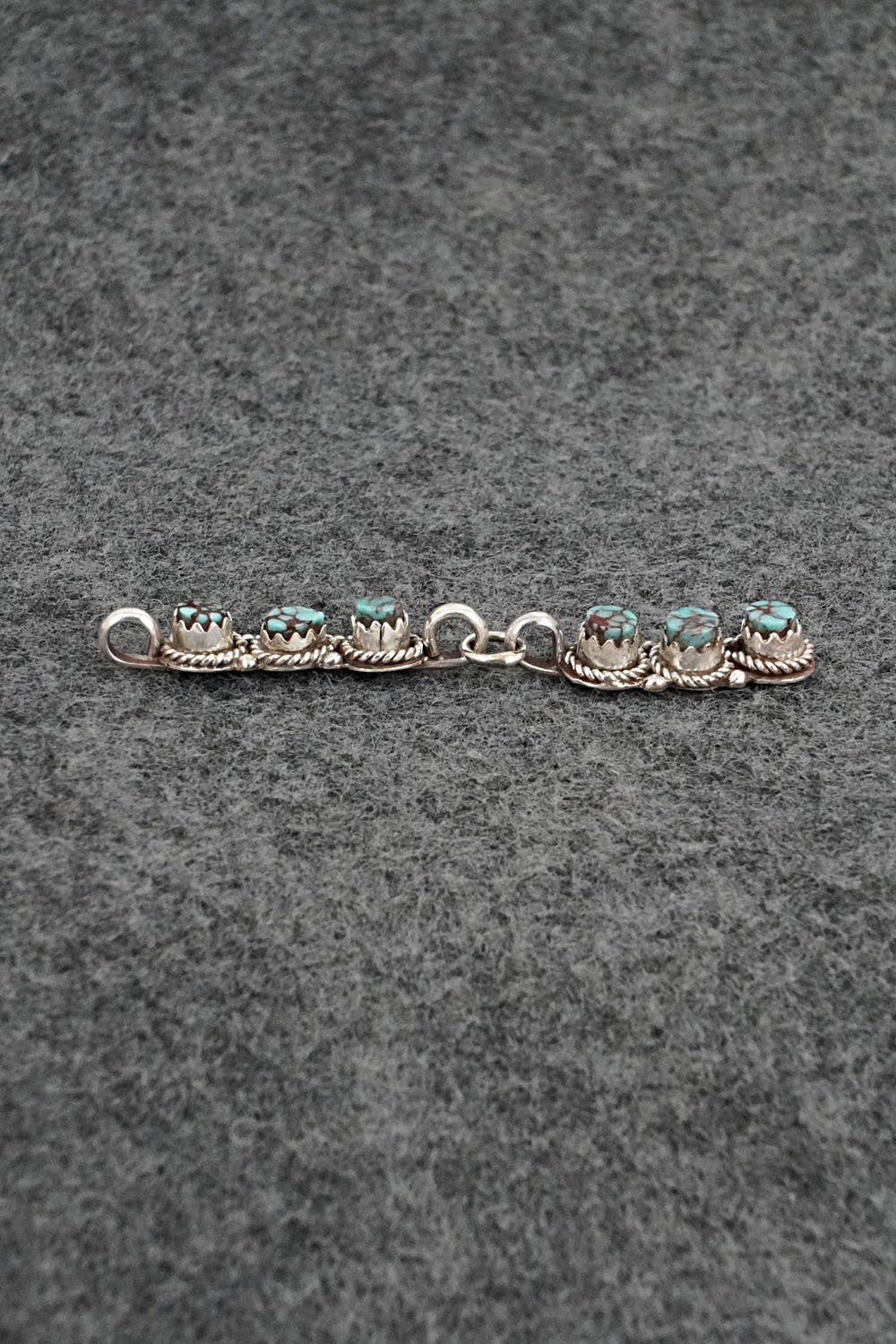 Turquoise & Sterling Silver Pendant - Jared Burns