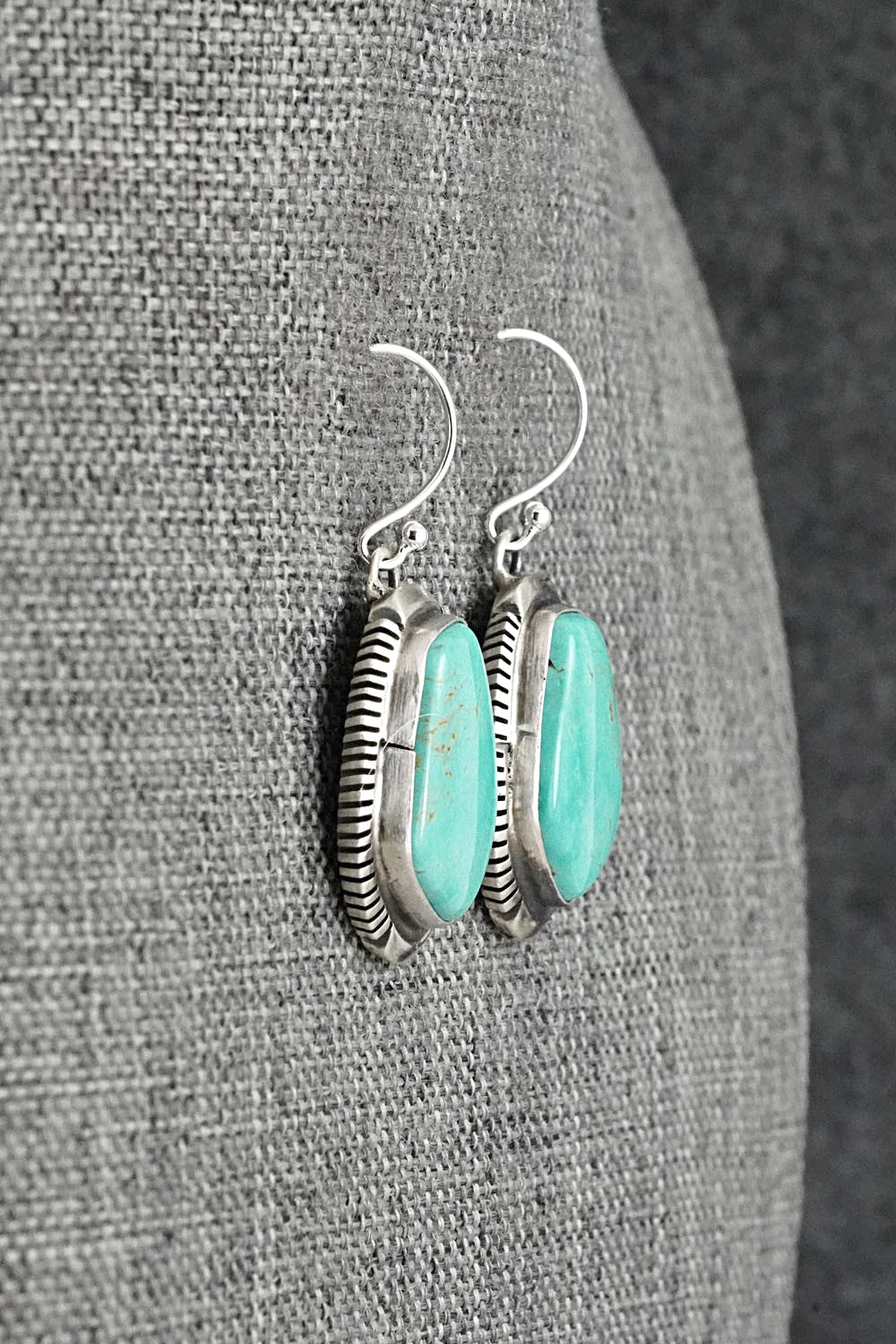Turquoise & Sterling Silver Earrings - Thomas Francisco