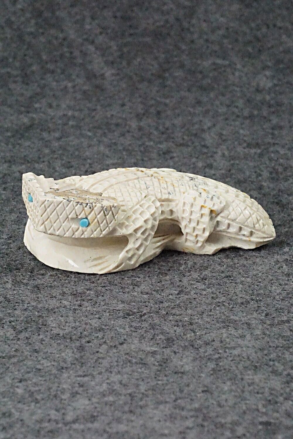 Horned Toad Zuni Fetish Carving - Jensen Charlie