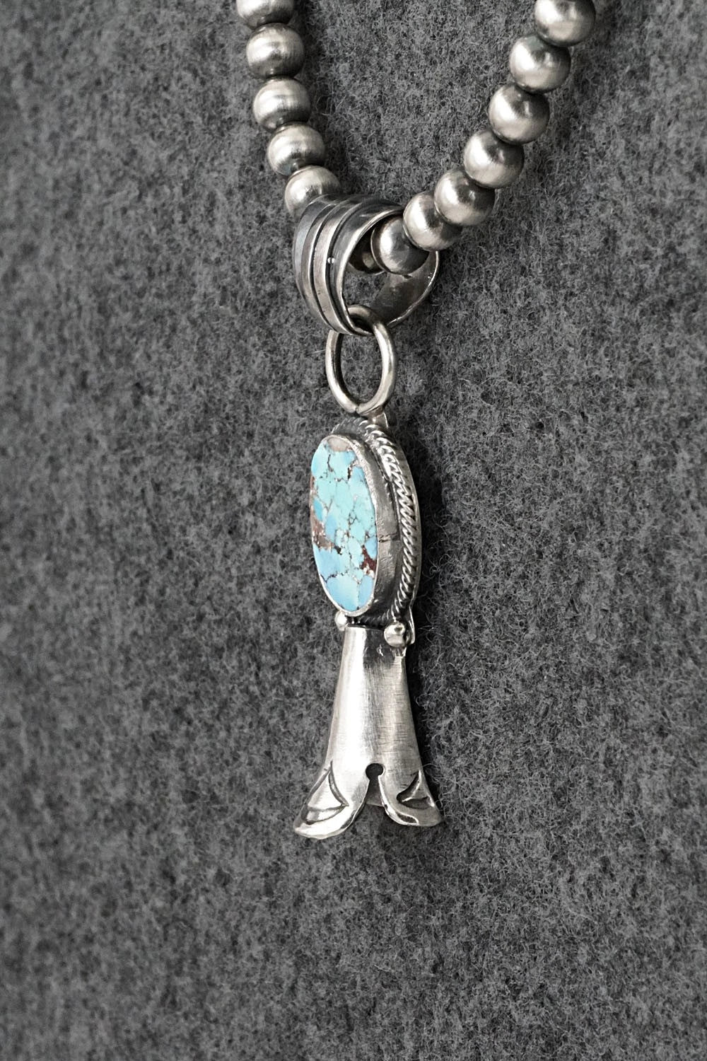 Turquoise & Sterling Silver Necklace - Sharon McCarthy