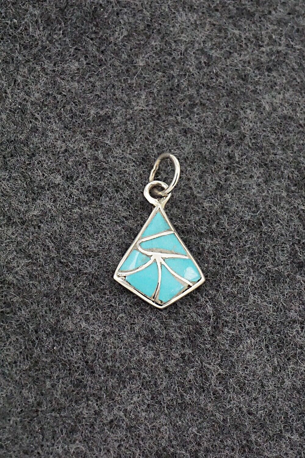 Turquoise & Sterling Silver Pendant - Orena Leekya