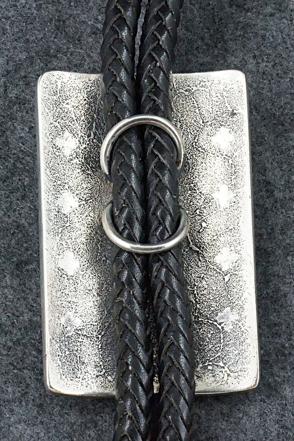Turquoise and Sterling Silver Bolo Tie - Harrison Jim